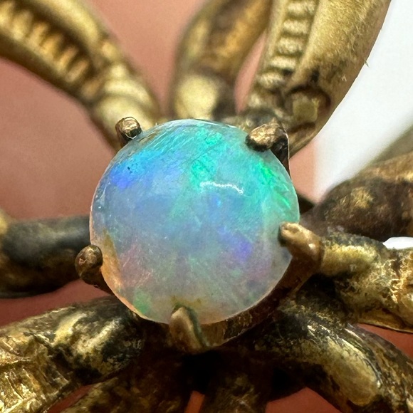 Red Mexican Fire Opal Simulated Victorian Antique Gold  Antique Victorian embossed knot genuine fire opal cabochon brooch pin pendant
